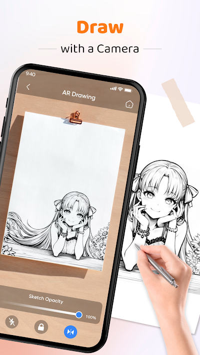 ARお絵かきスケッチペイント
