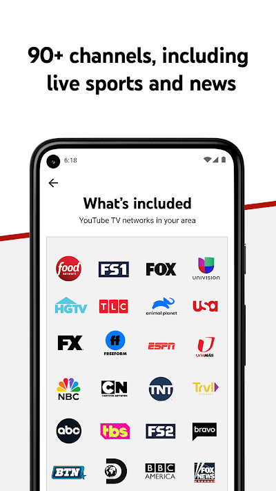 YouTube TV: Live TV & more