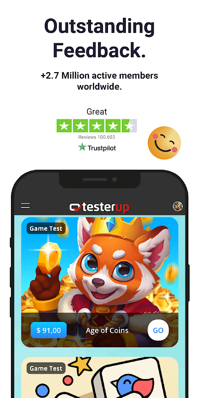 testerup - earn money