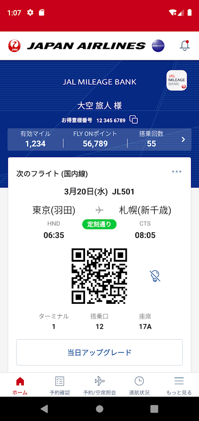 JAL（国内線・国際線）