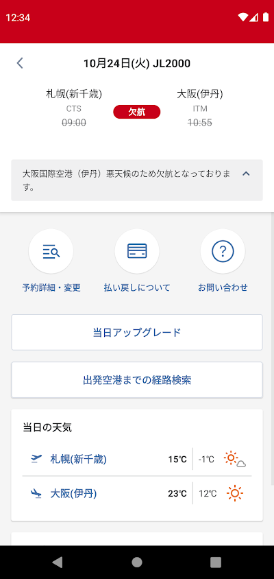 JAL（国内線・国際線）